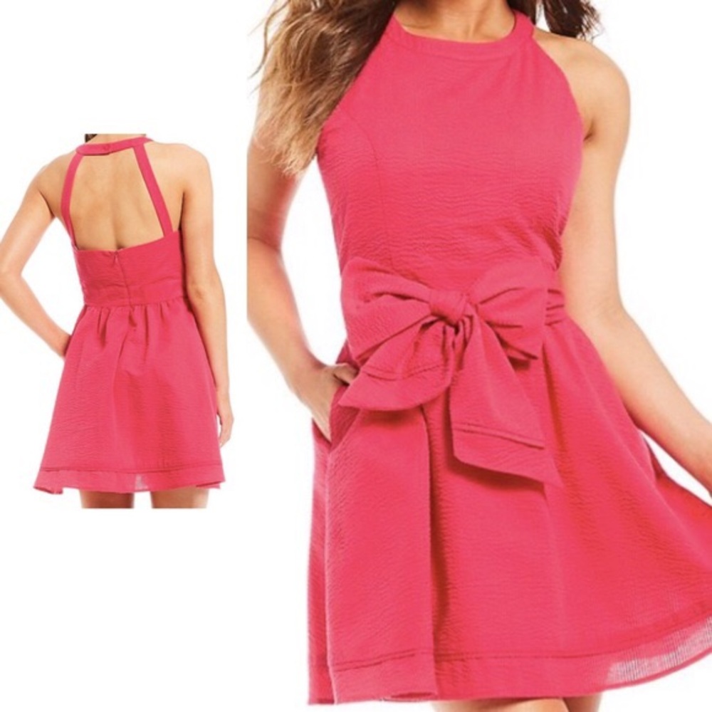 Pink cocktail dress